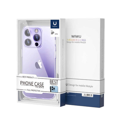 iPhone 14 Pro Max Kılıf Şeffaf Airbag Tasarımlı Wiwu ZCC-108 Concise Serisi Kapak