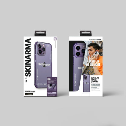 iPhone 14 Pro Max Kılıf SkinArma Şeffaf Airbag Tasarımlı Iro Kapak