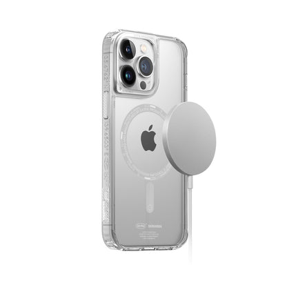 iPhone 14 Pro Max Kılıf SkinArma Şeffaf Airbag Tasarımlı M-safe Şarj Özellikli Saido Kapak