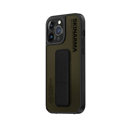 iPhone 14 Pro Max Kılıf SkinArma Standlı Deri Görünümlü Gyo Kapak