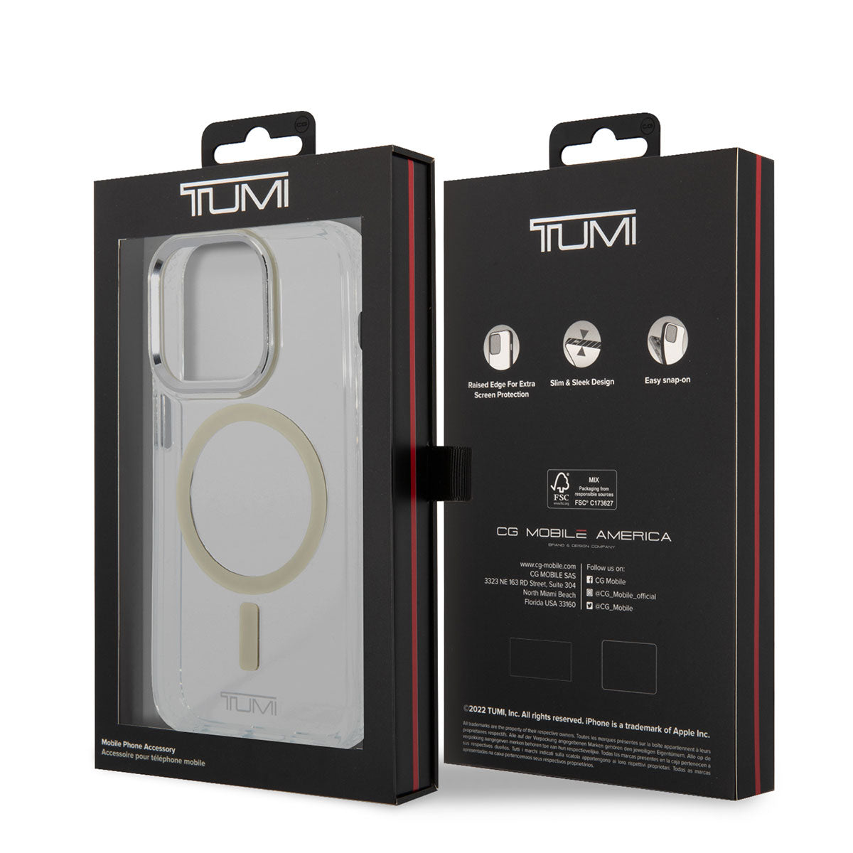 iPhone 14 Pro Max Kılıf TUMI M-safe Şarj Özellikli Airbag Tasarımlı Kapak