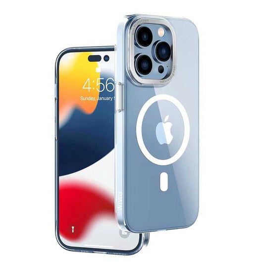 iPhone 14 Pro Max Kılıf Wiwu MCC-102 Magnetic Crystal Sert PC Kapak