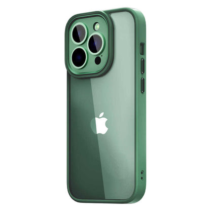 iPhone 14 Pro Max Kılıf Wiwu VCC-104 Lens Korumalı Renkli Kenar Arkası Şeffaf Vivid Clear Kapak