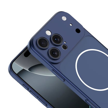 Apple iPhone 14 Pro Max Kılıf Zore M-Safe Şarj Özellikli Kamera Korumalı Spark Kapak