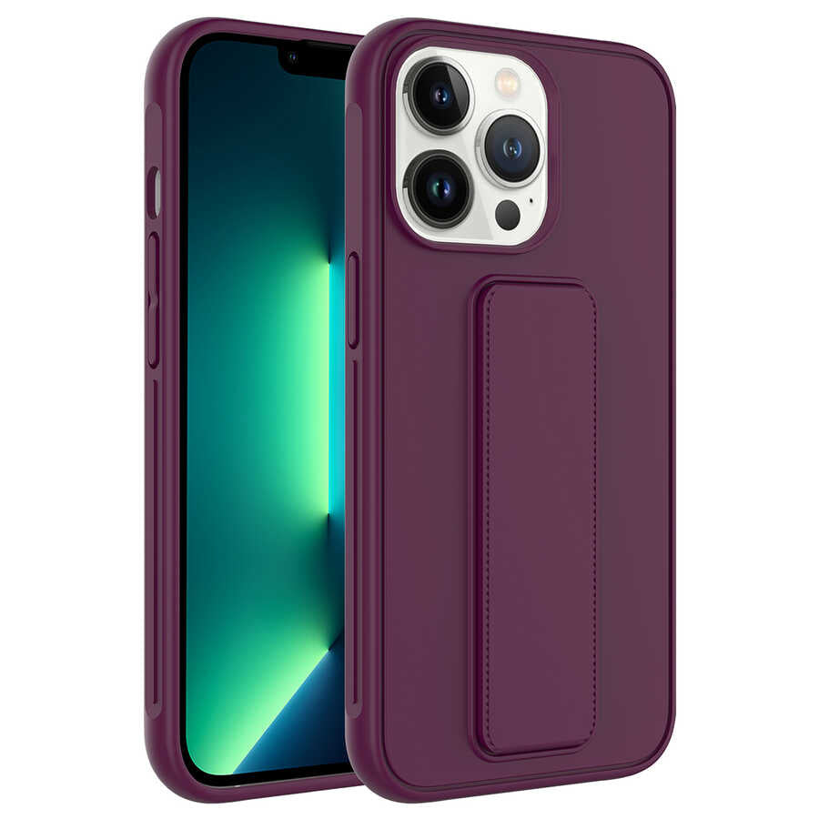 Apple iPhone 14 Pro Max Kılıf Zore Qstand Kapak