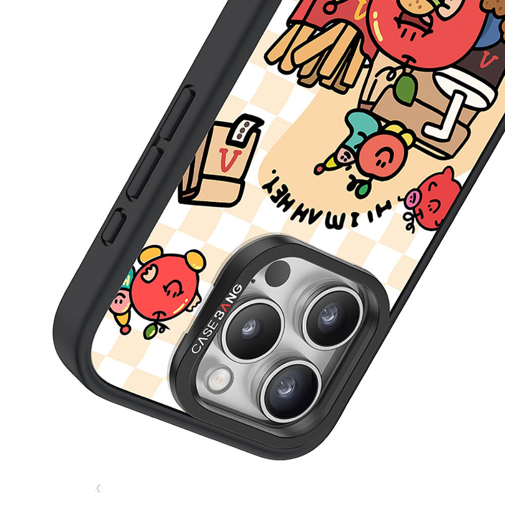 iPhone 14 Pro Max M-safe Şarj Özellikli Casebang Ahhey Serisi Arka Panel