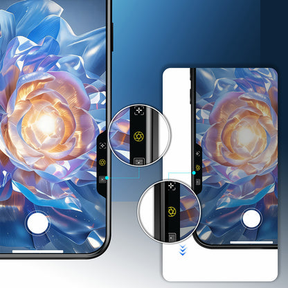 iPhone 14 Pro Max Mohseven Safir Coating HD Temperli Cam Ekran Koruyucu
