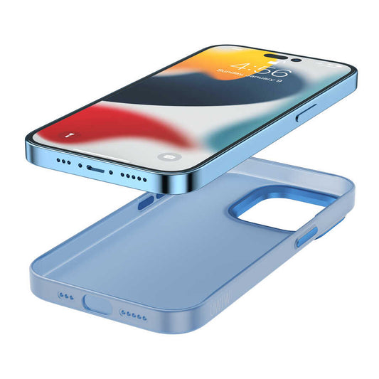 iPhone 14 Pro Max Wiwu Frosted Magnetic Buzlu Sert PC Kapak