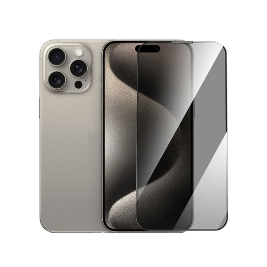 iPhone 14 Pro Max Wiwu GT-011 Anti-Bakteriyel Özellikli Polimer Oleofobik Kaplama Temperli Privacy Cam Ekran Koruyucu