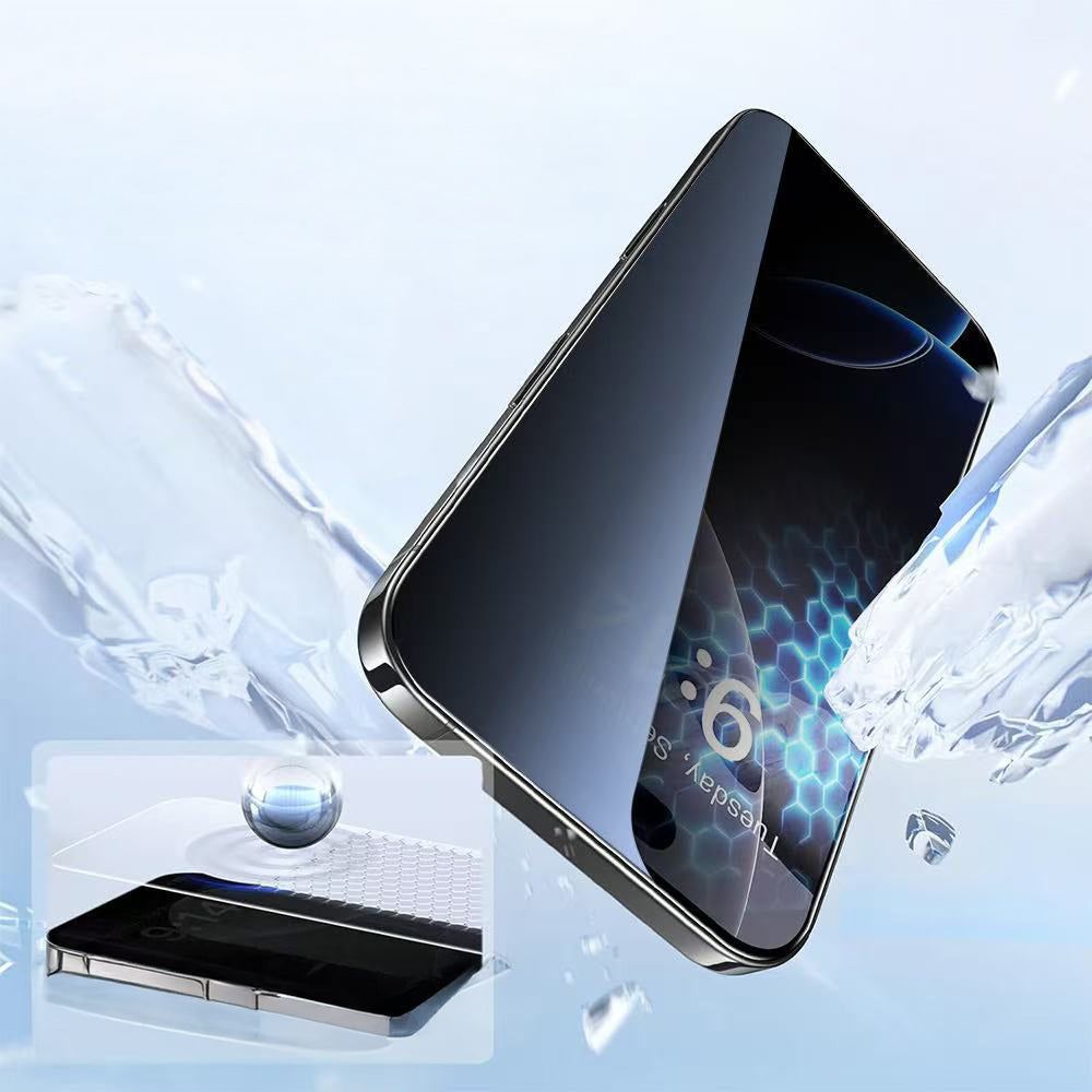 Apple iPhone 14 Pro Max Zore 3D Oliv HD Temperli Cam Ekran Koruyucu + Kolay Uygulama Aparatı