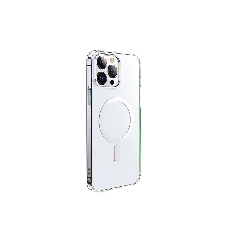 iPhone 14 Pro Wiwu M-safe Şarj Özellikli Lens Korumalı Şeffaf Silikon Kapak
