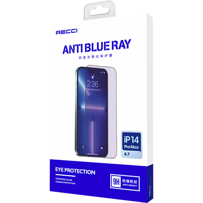 iPhone 14 Recci Anti-Blue Light Cam Ekran Koruyucu