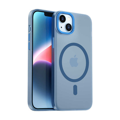 iPhone 14 Wiwu Frosted Magnetic Buzlu Sert PC Kapak