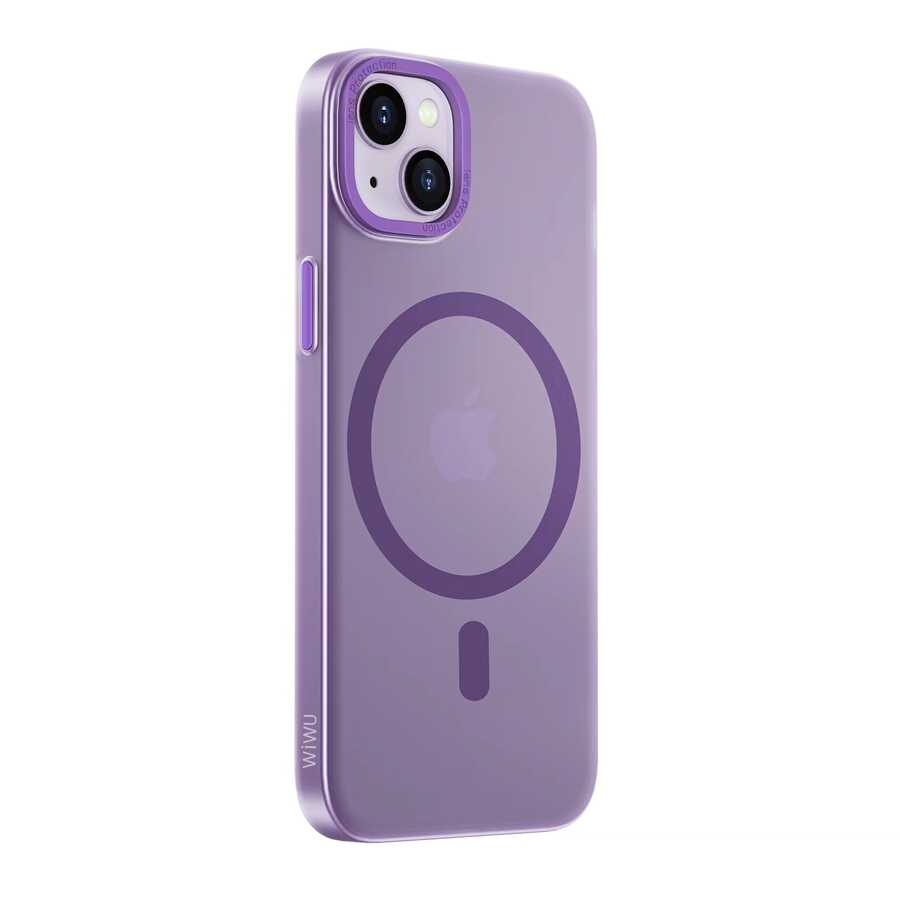 iPhone 14 Wiwu Frosted Magnetic Buzlu Sert PC Kapak