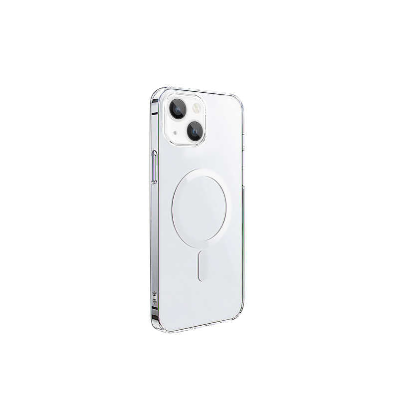 iPhone 14 Wiwu M-safe Şarj Özellikli Lens Korumalı Şeffaf Silikon Kapak