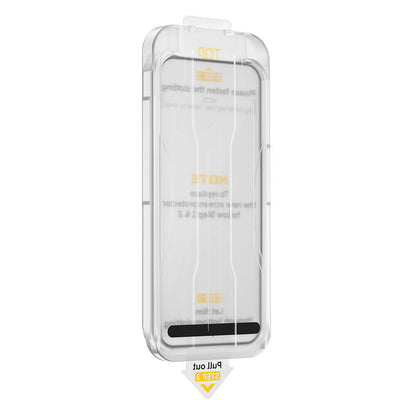 iPhone 14 Wiwu SQ-008 Oleofobik Easy Install Darbeye Karşı Dayanıklı Temperli Cam Ekran Koruyucu + Kolay Uygulama Aparatlı