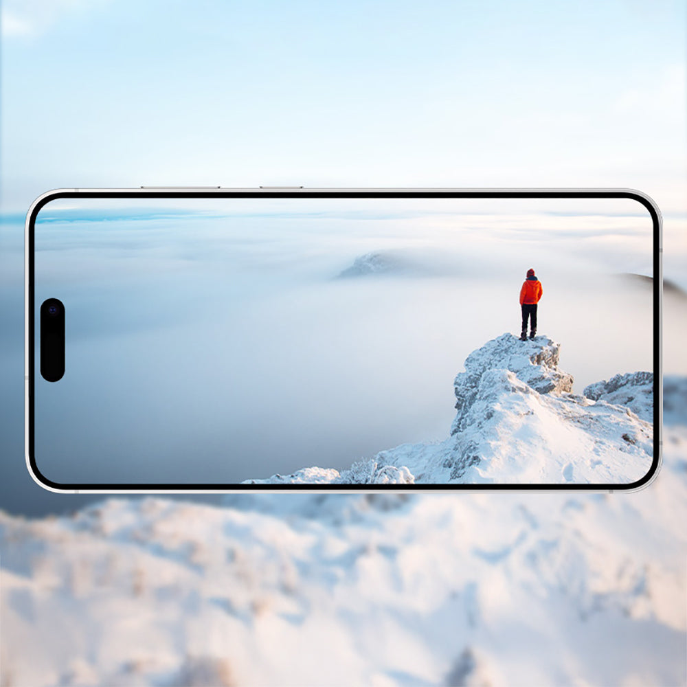 Apple iPhone 14 Zore 3D Oliv HD Temperli Cam Ekran Koruyucu + Kolay Uygulama Aparatı