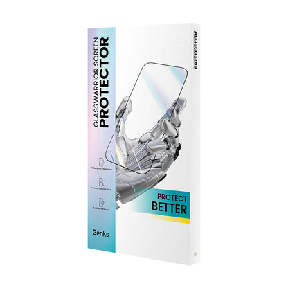 iPhone 15 Benks Glass Warrior HD Cam Ekran Koruyucu + Kolay Uygulama Aparatlı