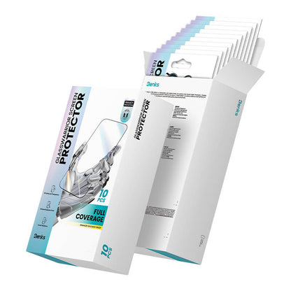 iPhone 15 Benks Glass Warrior Privacy HD Cam Ekran Koruyucu 10'lu Paket