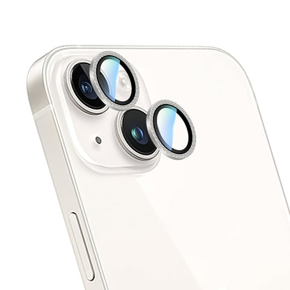 iPhone 15 CaseWorld Alloy Sparkling Diamond Serisi Taşlı Lens Koruyucu
