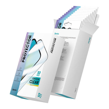 iPhone 15 Hidrofobik Ve Oleofobik Özellikli Benks Air Shield Ekran Koruyucu 10&prime;lu Paket