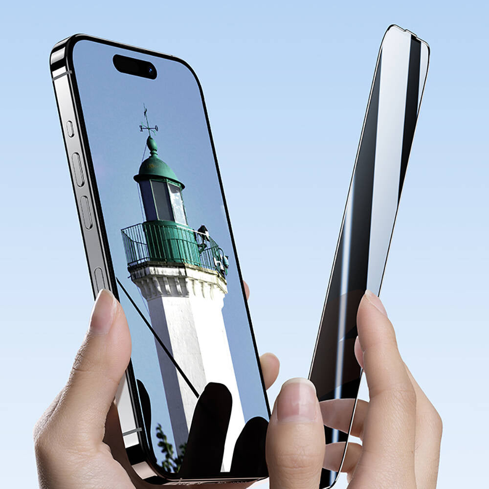 iPhone 15 Hidrofobik Ve Oleofobik Özellikli Benks Air Shield Ekran Koruyucu 10&prime;lu Paket