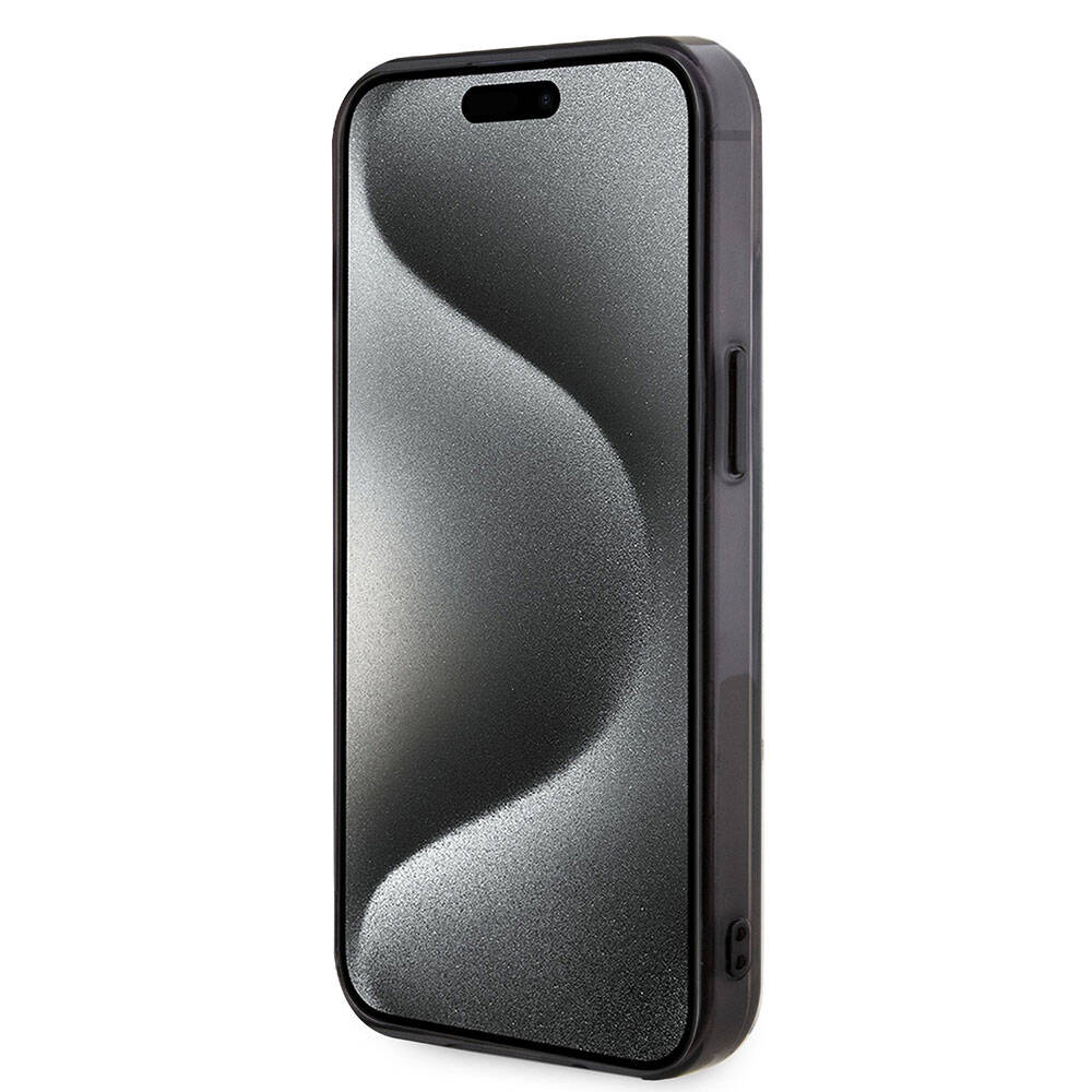 iPhone 15 Kılıf BMW M-safe Şarj Özellikli Transparan Renk Geçişli Iridescent Orjinal Lisanslı Kapak