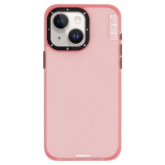 iPhone 15 Kılıf Buzlu Mat Tasarım Youngkit Colored Sand Serisi Kapak
