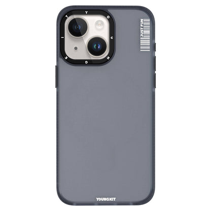 iPhone 15 Kılıf Buzlu Mat Tasarım Youngkit Colored Sand Serisi Kapak