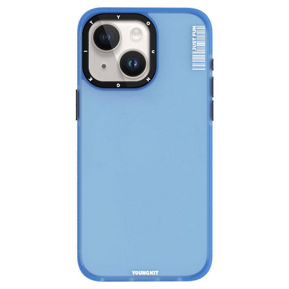 iPhone 15 Kılıf Buzlu Mat Tasarım Youngkit Colored Sand Serisi Kapak