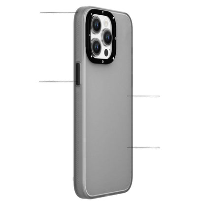 iPhone 15 Kılıf Buzlu Mat Tasarım Youngkit Hidden Sand Serisi Kapak