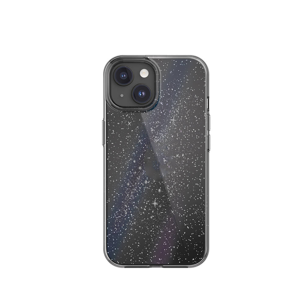 iPhone 15 Kılıf Çift Katmanlı IMD Baskılı Bumper Lisanslı Switcheasy Cosmos Nebula Kapak