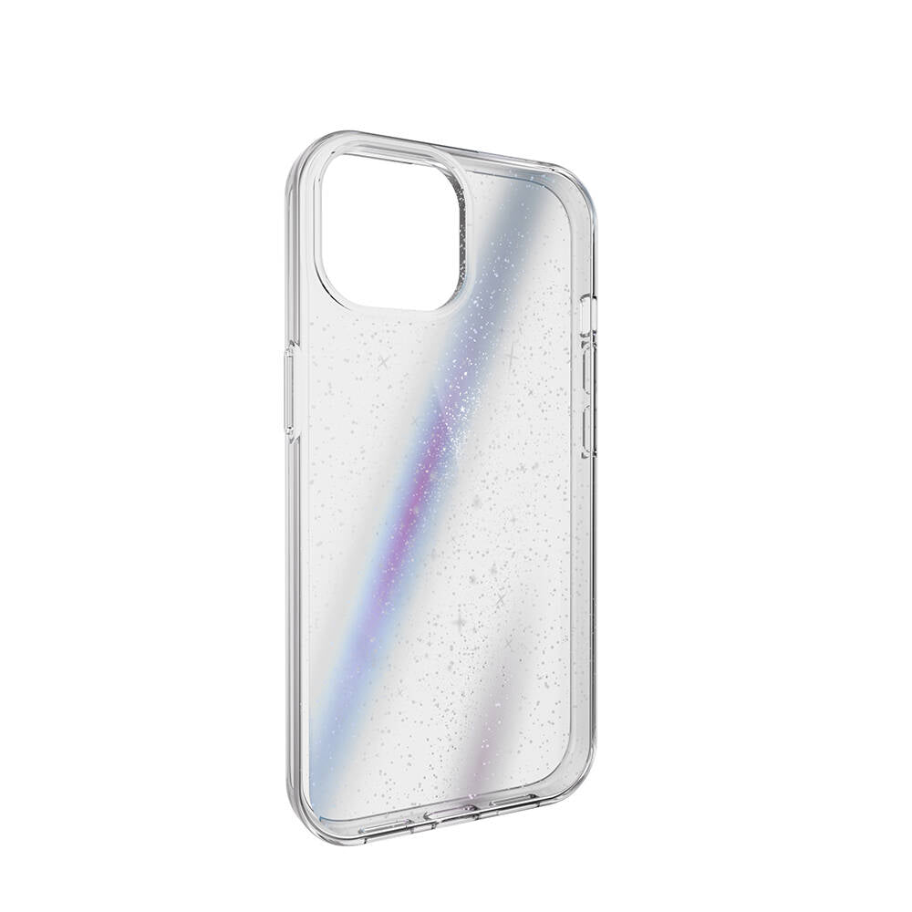 iPhone 15 Kılıf Çift Katmanlı IMD Baskılı Bumper Lisanslı Switcheasy Cosmos Nebula Kapak