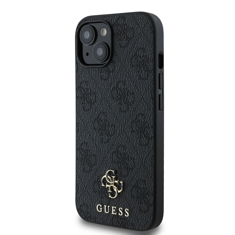 iPhone 15 Kılıf Guess Orjinal Lisanslı M-safe Şarj Özellikli Small 4G Classic Kapak