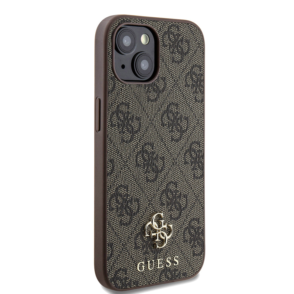 iPhone 15 Kılıf Guess Orjinal Lisanslı M-safe Şarj Özellikli Small 4G Classic Kapak
