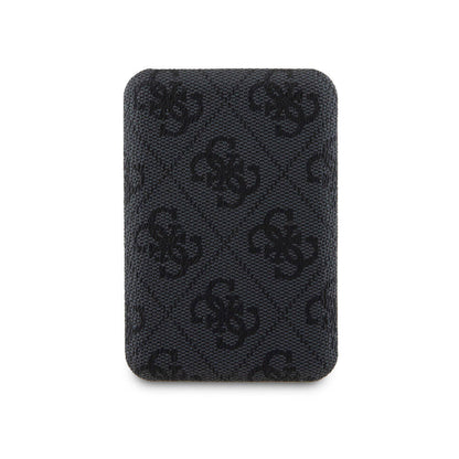 iPhone 15 Kılıf Guess Orjinal Lisanslı M-safe Şarj Özellikli Yazı Logolu 4G Desenli Kapak + Powerbank 5000mAh 2in1 Set