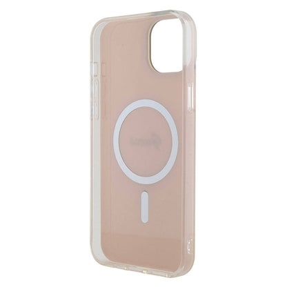 iPhone 15 Kılıf Guess Orjinal Lisanslı M-safe Şarj Özellikli Yazı Logolu Iridescent Kapak