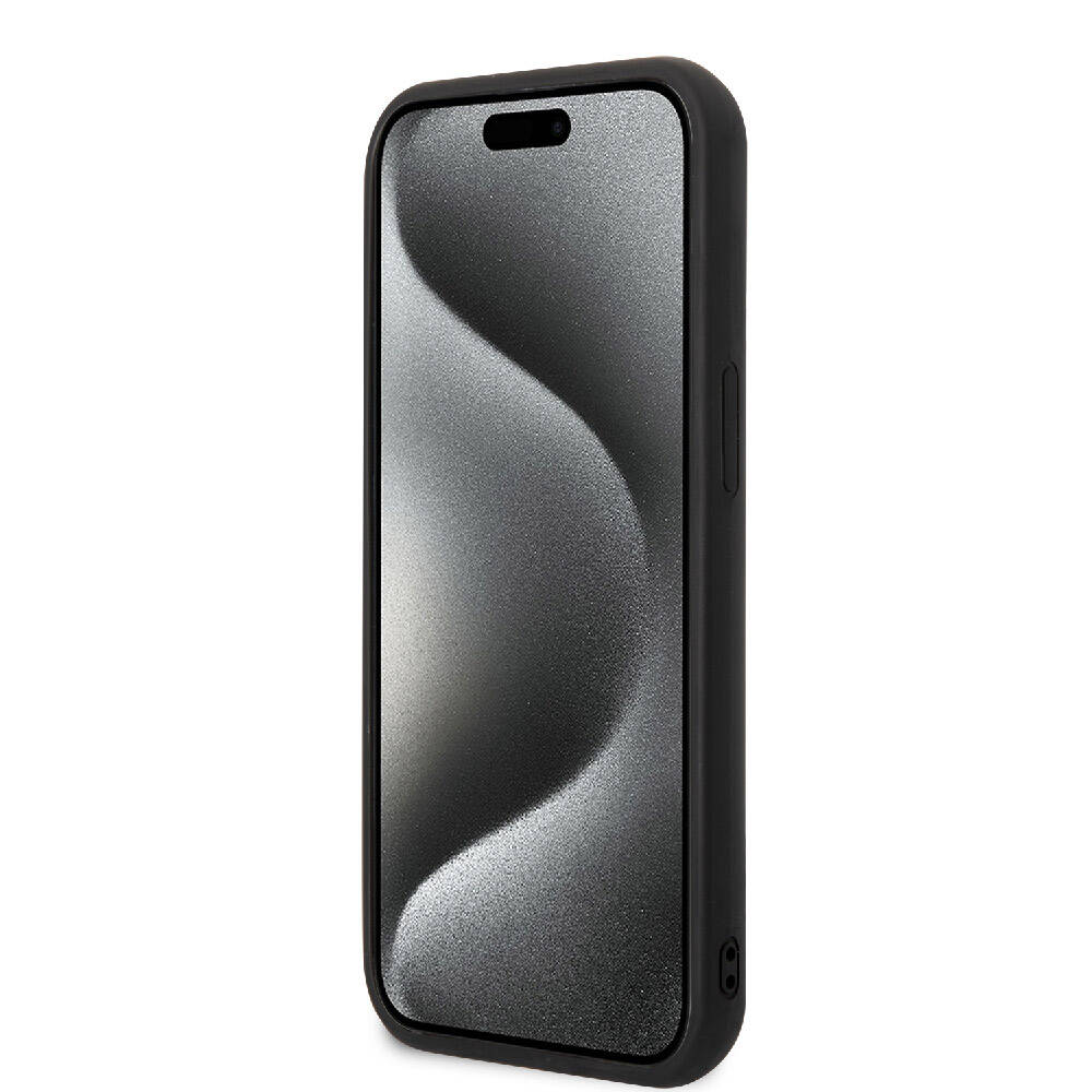 iPhone 15 Kılıf Hello Kitty Orjinal Lisanslı Yazı ve İkonik Logolu 3D Rubber Kitty Head Kapak