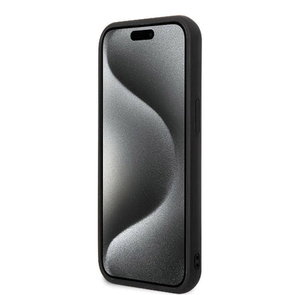 iPhone 15 Kılıf Hello Kitty Orjinal Lisanslı Yazı ve İkonik Logolu 3D Rubber Kitty Head Kapak