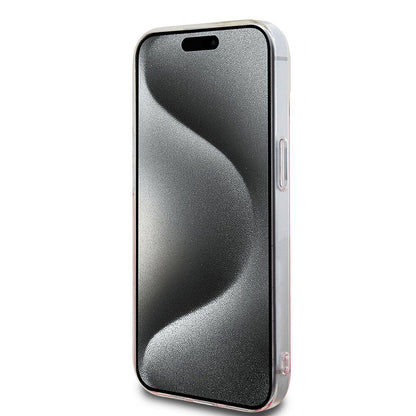 iPhone 15 Kılıf Hello Kitty Orjinal Lisanslı Yazı ve İkonik Logolu Kitty Head Kapak