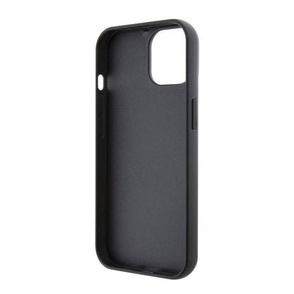 iPhone 15 Kılıf Karl Lagerfeld İkonik Fixed Glitter Metal Logo Orjinal Lisanslı Kapak