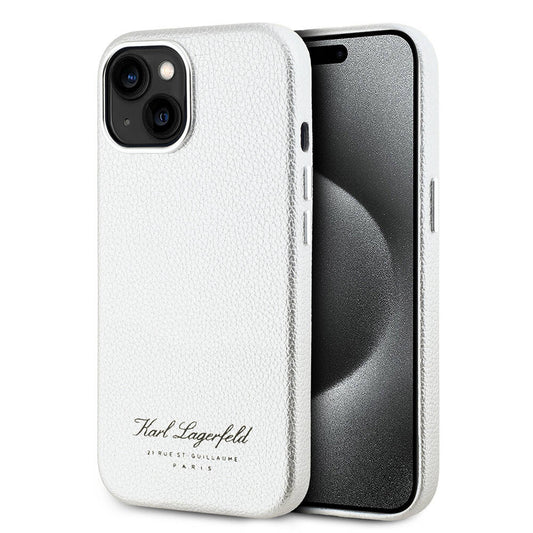 iPhone 15 Kılıf Karl Lagerfeld Orjinal Lisanslı KL Yazılı Hotel Kapak
