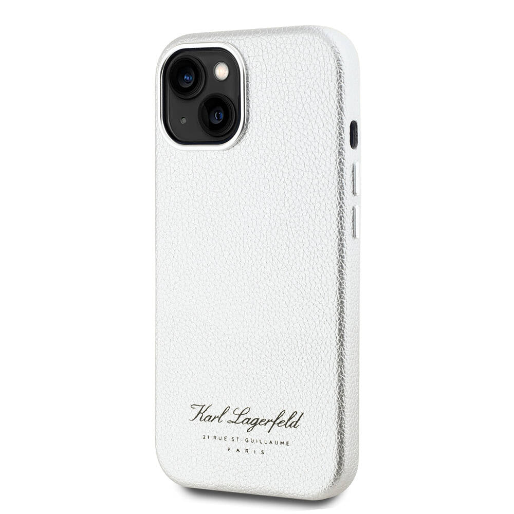 iPhone 15 Kılıf Karl Lagerfeld Orjinal Lisanslı KL Yazılı Hotel Kapak