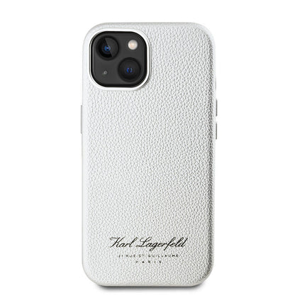 iPhone 15 Kılıf Karl Lagerfeld Orjinal Lisanslı KL Yazılı Hotel Kapak