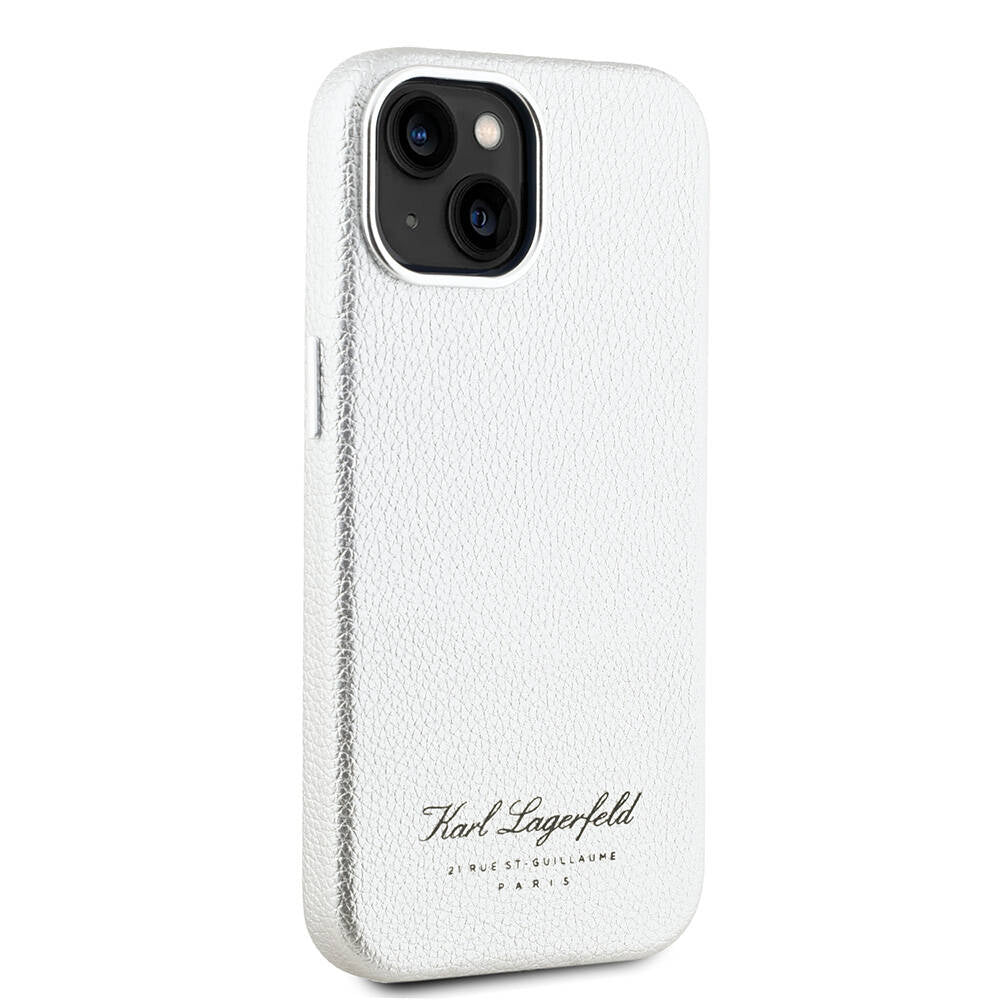 iPhone 15 Kılıf Karl Lagerfeld Orjinal Lisanslı KL Yazılı Hotel Kapak