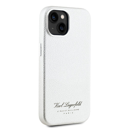 iPhone 15 Kılıf Karl Lagerfeld Orjinal Lisanslı KL Yazılı Hotel Kapak