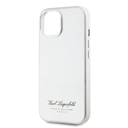 iPhone 15 Kılıf Karl Lagerfeld Orjinal Lisanslı KL Yazılı Hotel Kapak