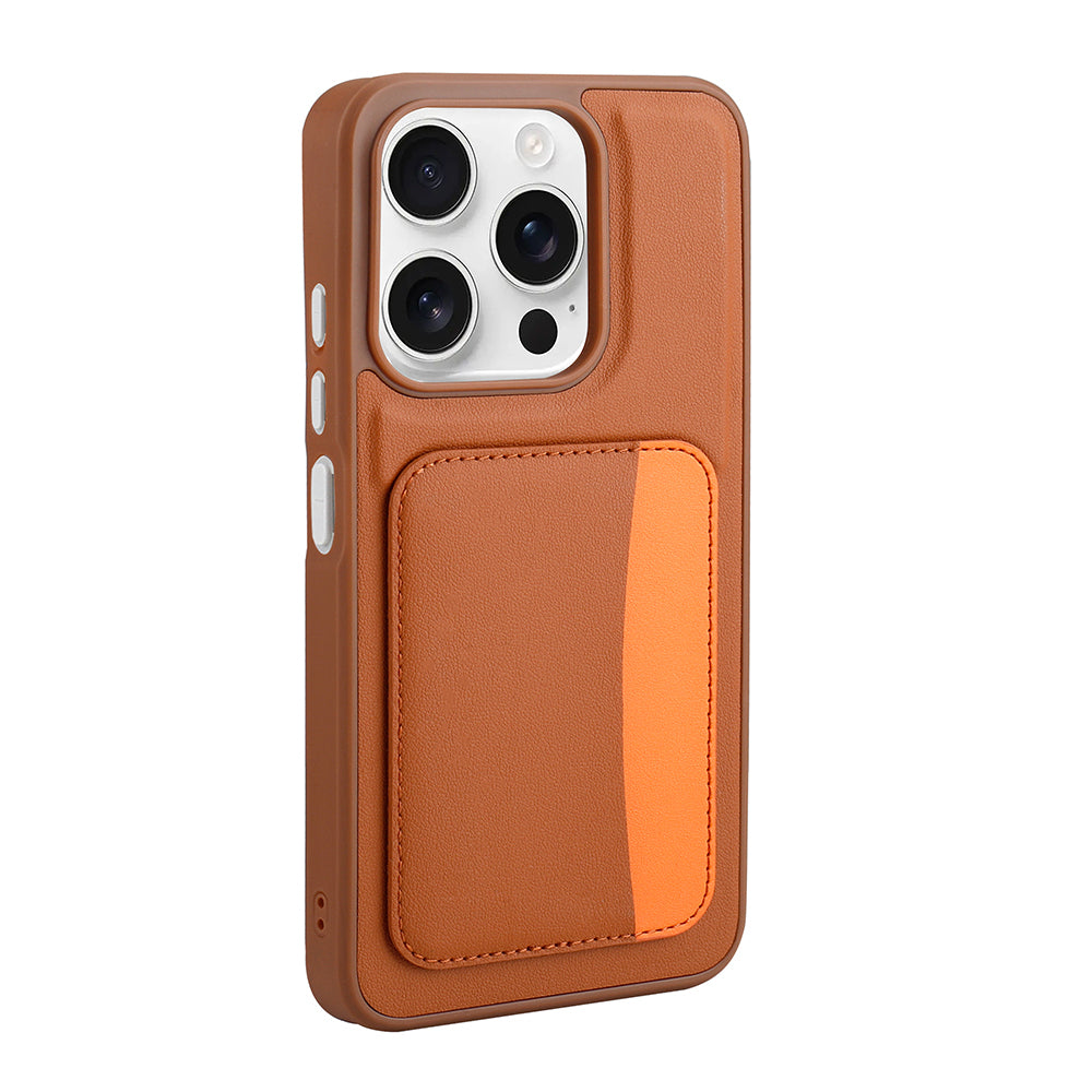 Apple iPhone 15 Kılıf Kartlıklı Zore X-Kart Silikon Kapak