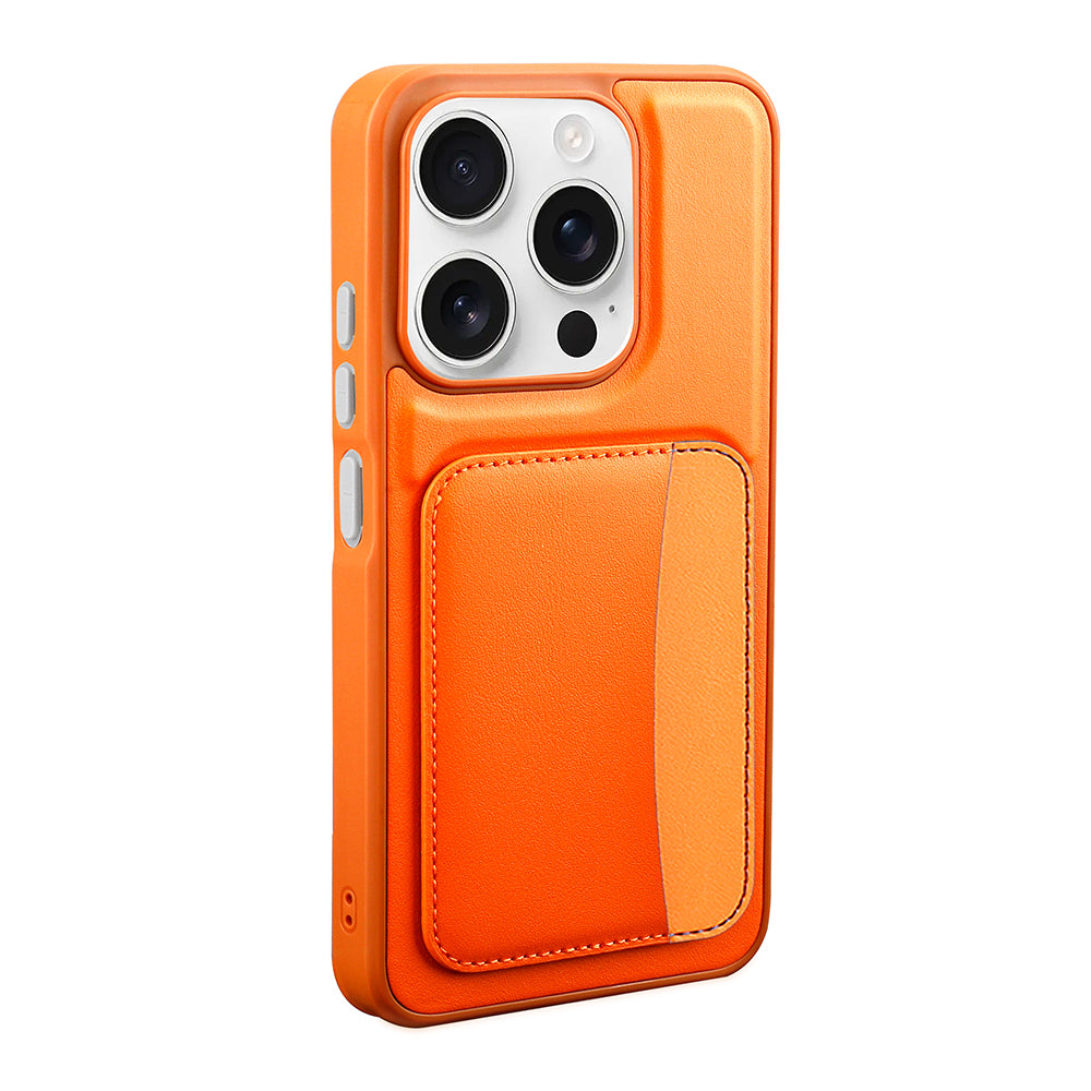 Apple iPhone 15 Kılıf Kartlıklı Zore X-Kart Silikon Kapak