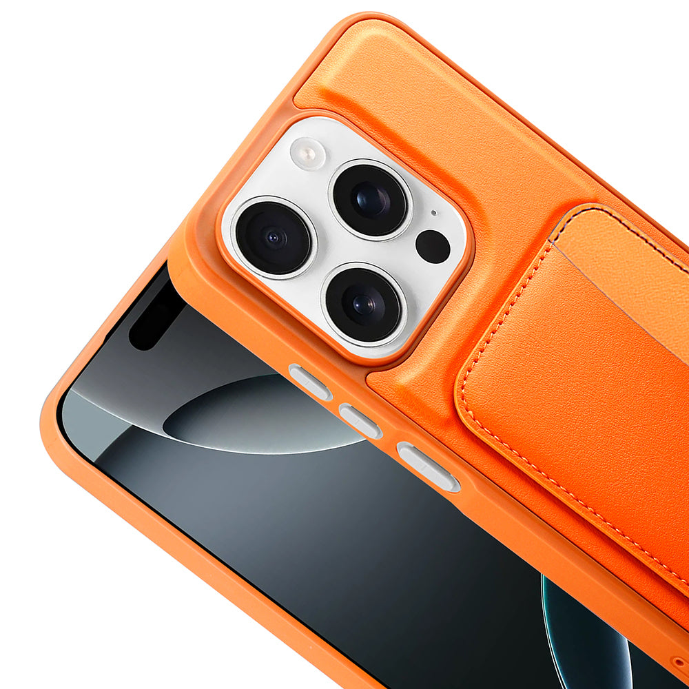Apple iPhone 15 Kılıf Kartlıklı Zore X-Kart Silikon Kapak